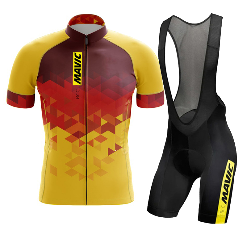 Cycling Community - طقم ركوب الدراجات Mavic للرجال ،