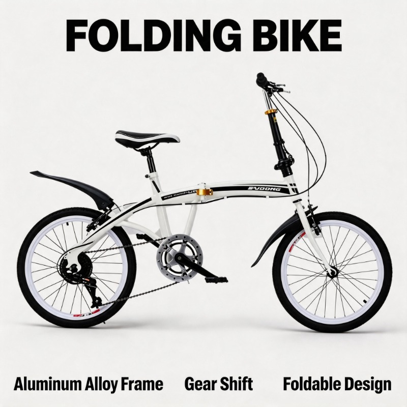 Commuting With Bike - دراجة قابلة للطي مقاس 20 بوصة