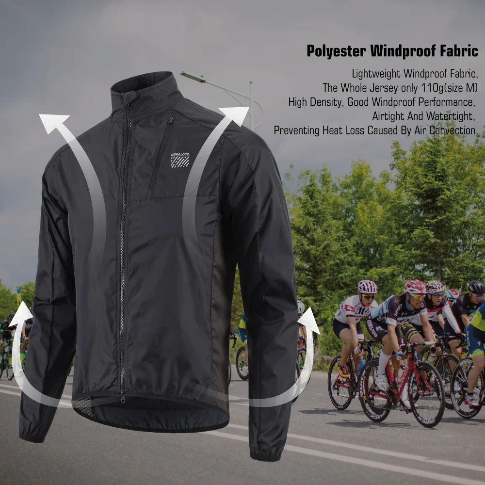 سترة KEMALOCE لركوب الدراجات م - مراجعة Cycling Commuter Jacket وسعره