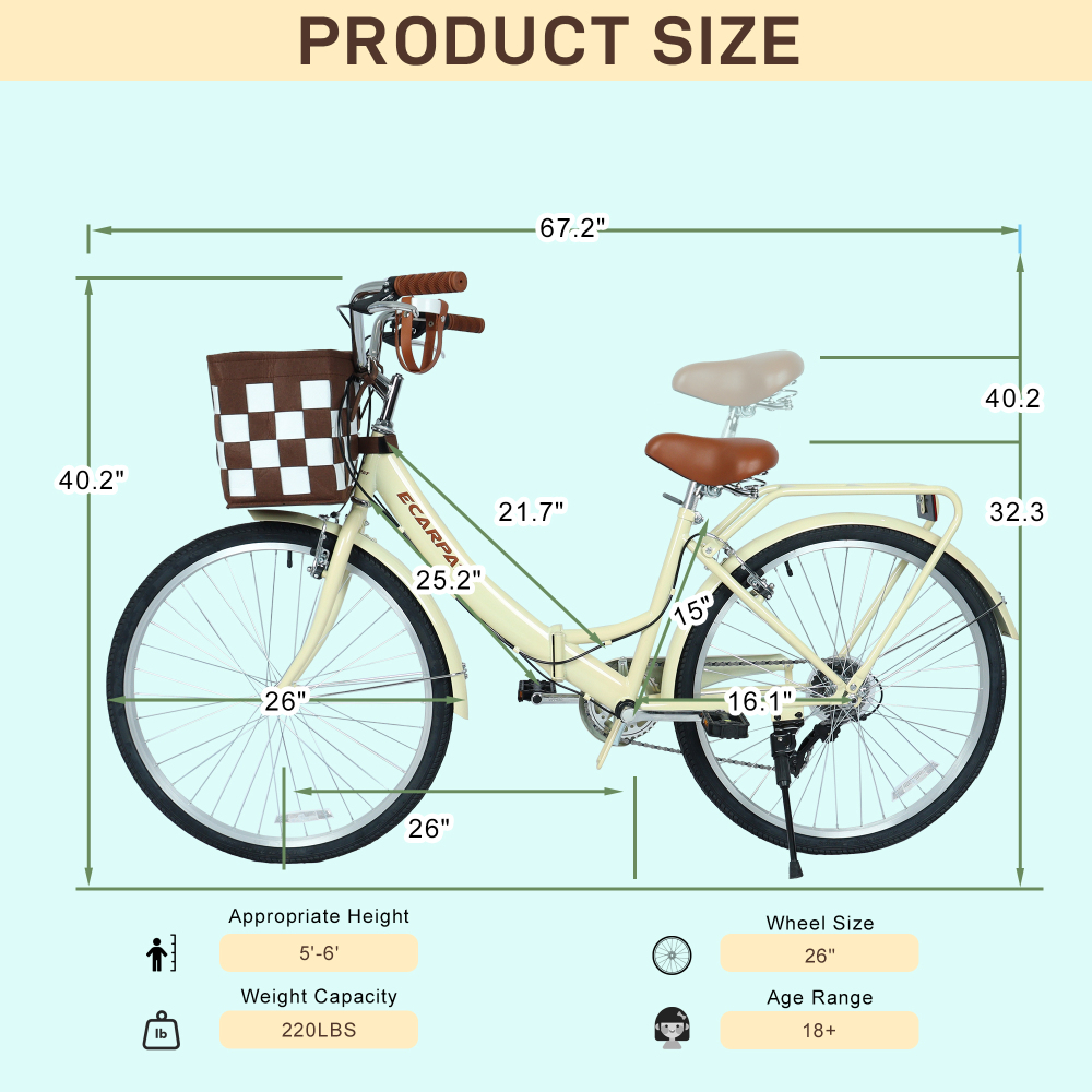 دراجة مدينة قابلة للطي مقاس 26 - مراجعة Commuting With Bike وسعره