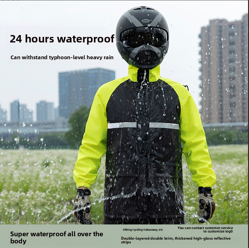 بدلة دراجات نارية مقاومة للماء - مراجعة Cycling Commuter Rain Jacket وسعره