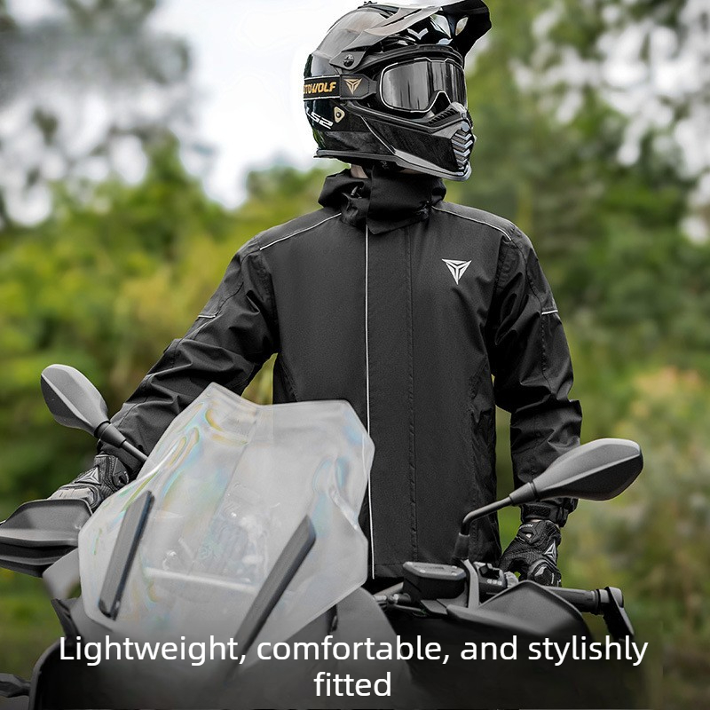 بدلة مطر للدراجات النارية، ستر - مراجعة Cycling Rain Jacket Commute وسعره