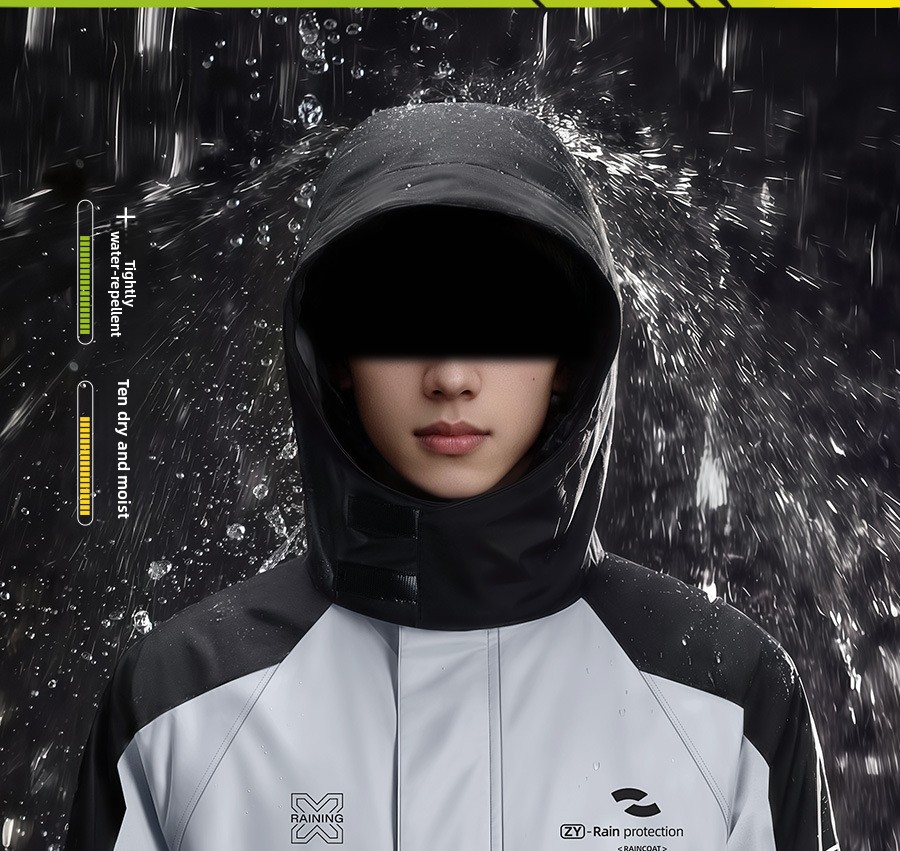 بدلة مطر للدراجات النارية مكون - مراجعة Cycling Rain Jacket Commute وسعره