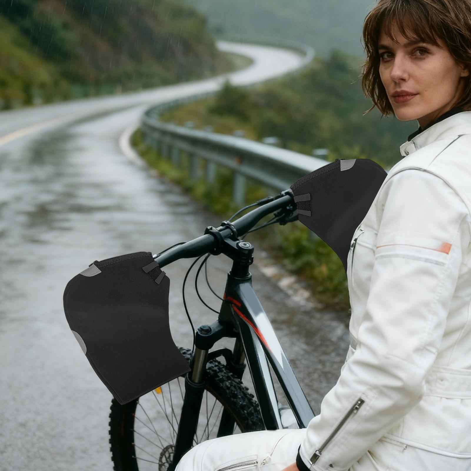 قفازات مقود الدراجة المقاومة ل - مراجعة Waterproof Cycling Commute وسعره
