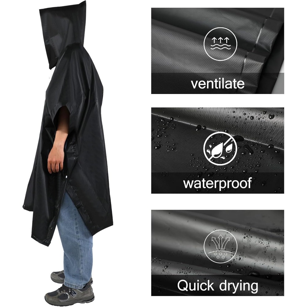 معطف مطر بغطاء رأس مقاوم للماء - مراجعة Cycling Rain Jacket Commute وسعره